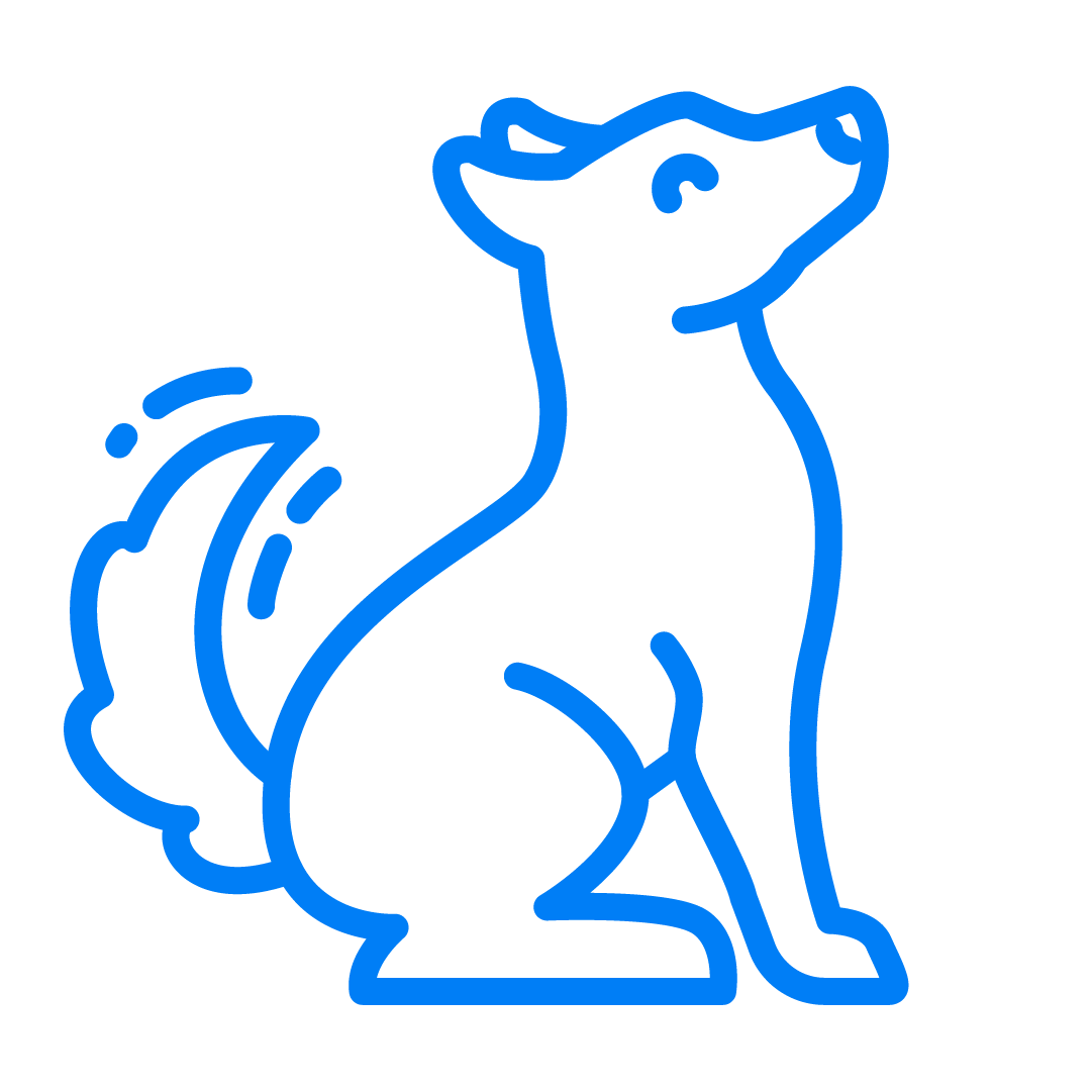 Happy dog icon